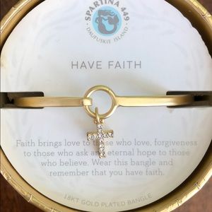 Have Faith Bangle Bracelet